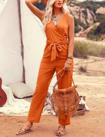 Salopeta SHEIN, portocaliu