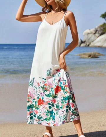 Rochie lunga SHEIN, alb