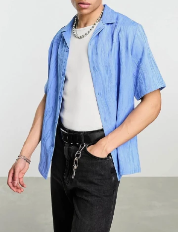 Camasa ASOS, albastru