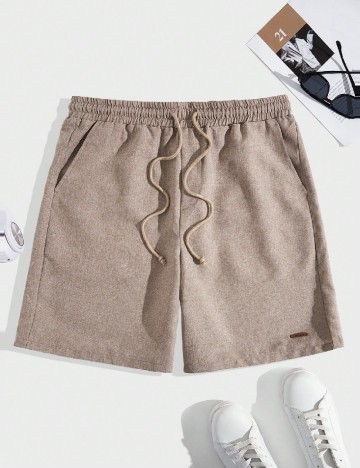 
						Pantaloni scurti SHEIN, maro deschis