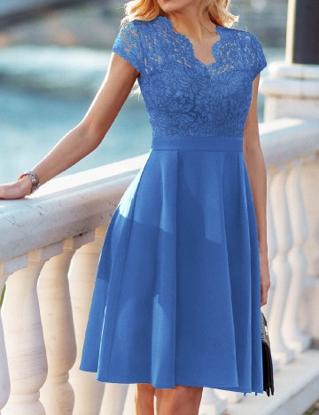 
						Rochie medie SHEIN, albastru