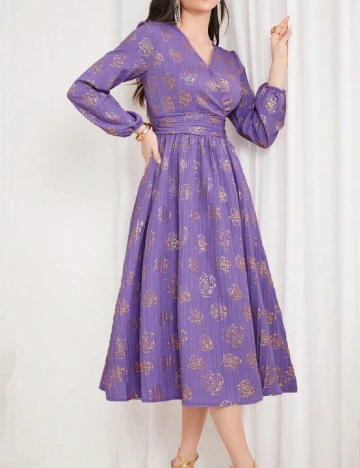 Rochie medie SHEIN, mov