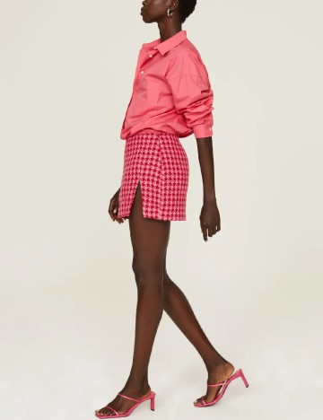 Fusta AFRM, roz/rosu