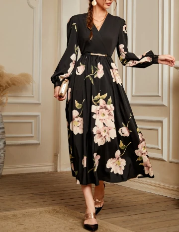 Rochie medie SHEIN, negru