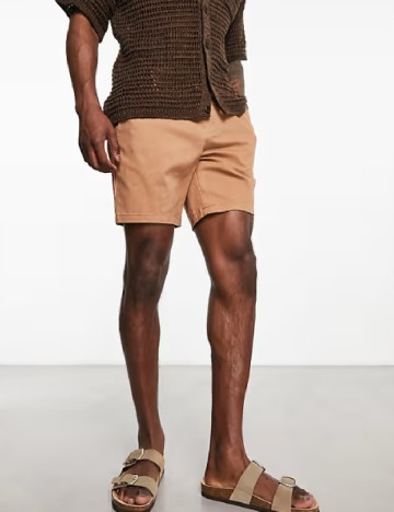 Set Pantaloni scurti 2 perechi ASOS, maro/verde