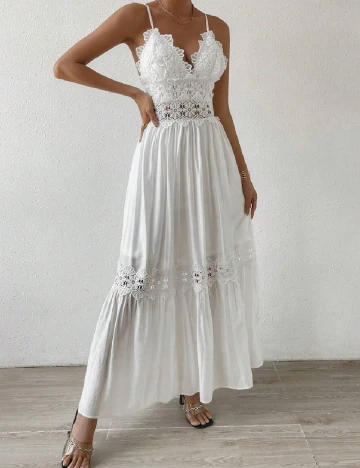 Rochie lunga SHEIN, alb