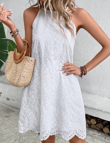 
						Rochie scurta SHEIN, alb