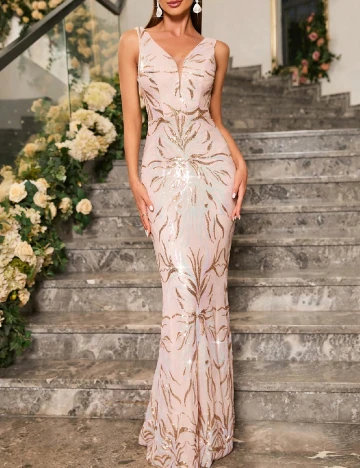 Rochie lunga UNITHORSE, crem