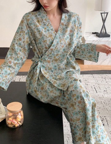 Pijama Dazy, floral print