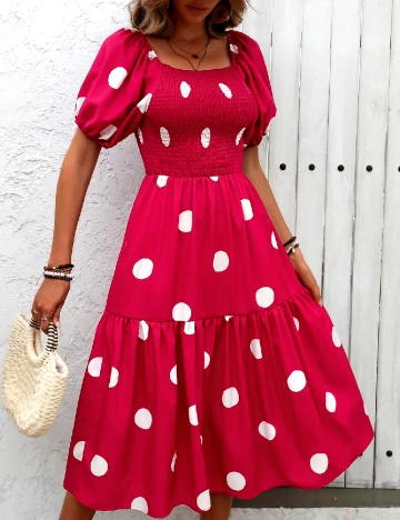 Rochie medie SHEIN, rosu