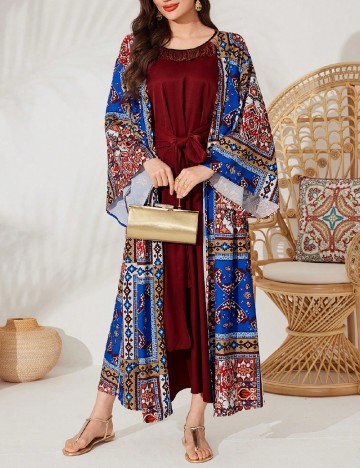 
						Rochie lunga SHEIN, mix culori