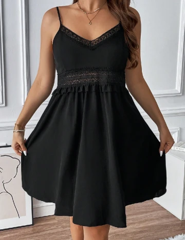 Rochie scurta SHEIN CURVE, negru