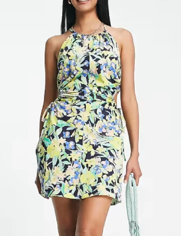 Rochie scurta Top Shop, floral print