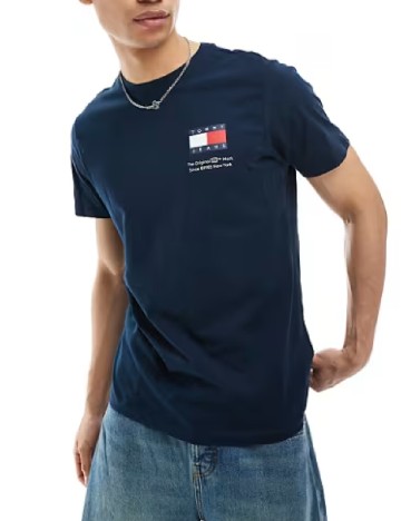 Tricou Tommy Jeans, bleumarin