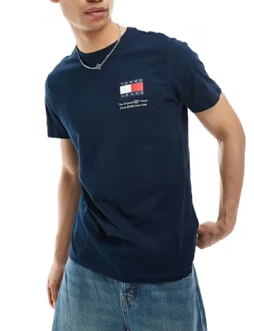 Tricou Tommy Jeans, bleumarin