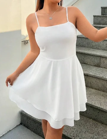 Rochie scurta SHEIN CURVE, albastru