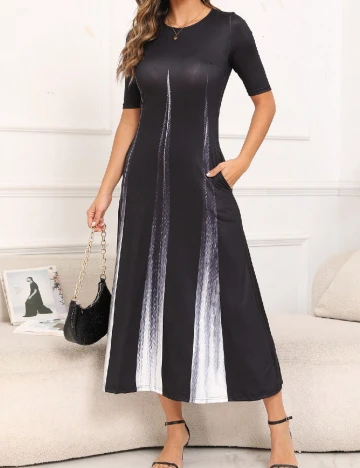 Rochie medie SHEIN, negru