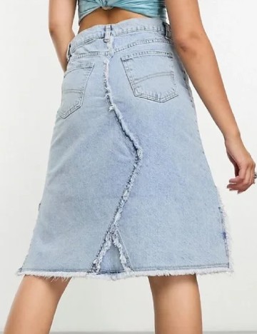 Fusta COLLUSION, albastru