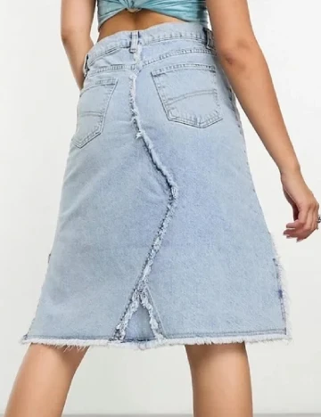 Fusta COLLUSION, albastru