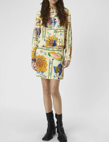 Fusta Object, mix culori