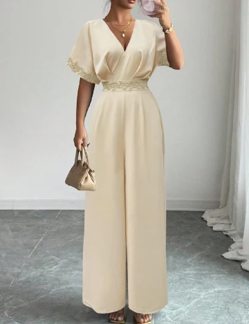 Salopeta SHEIN, crem