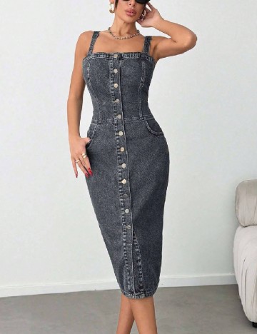 
						Rochie medie SHEIN, gri