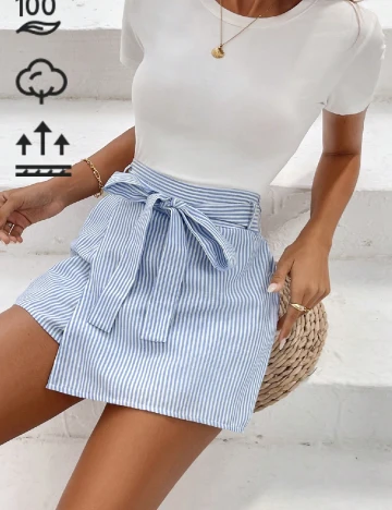 Fusta pantalon SHEIN, albastru