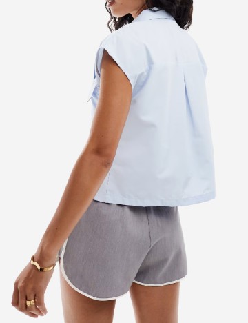 Camasa Jacqueline de Yong, bleu