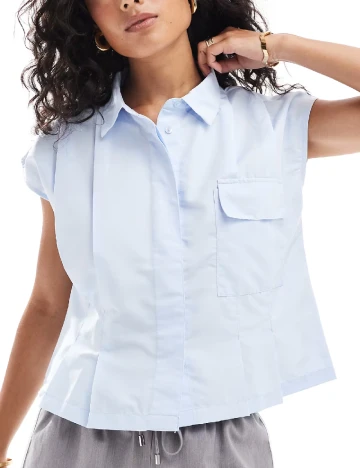 Camasa Jacqueline de Yong, bleu