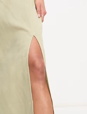 Rochie lunga ASOS, verde