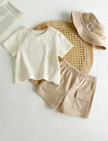 Compleu CozyCub, crem