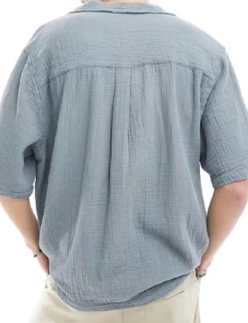 Camasa COLLUSION, turcoaz