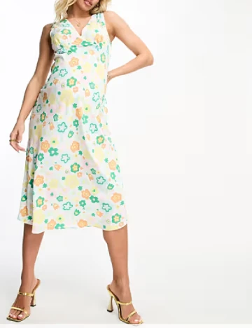 Rochie medie Glamorous Maternity, floral print