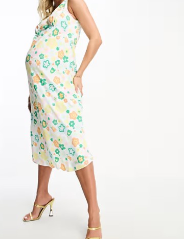 Rochie medie Glamorous Maternity, floral print