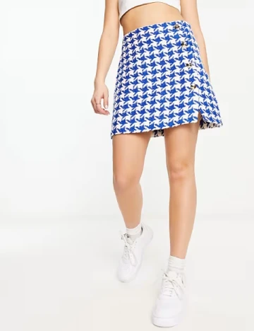 Fusta River Island, alb/albastru