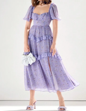 Rochie medie SHEIN, mov