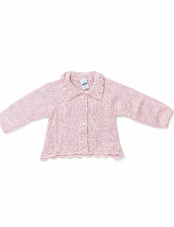 Cardigan Zara, roz pudra