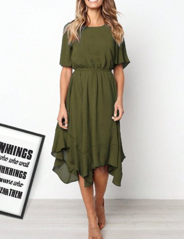 
						Rochie medie SHEIN, kaki