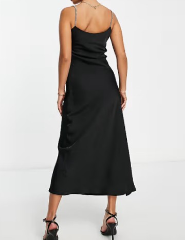 Rochie lunga Lola May, negru