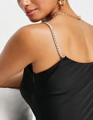 Rochie lunga Lola May, negru