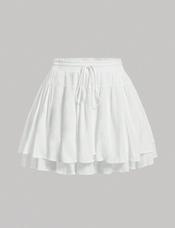 
						Fusta SHEIN CURVE, alb