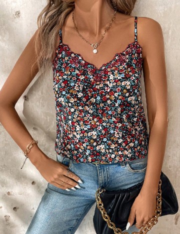 
						Maiou SHEIN, floral print