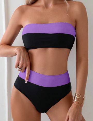 
						Costum de baie SHEIN, negru