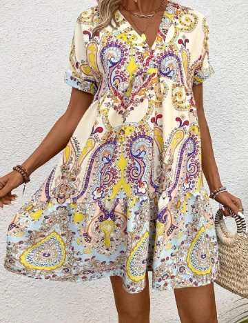 Rochie scurta SHEIN, mix culori