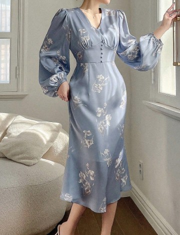 
						Rochie medie Dazy, albastru