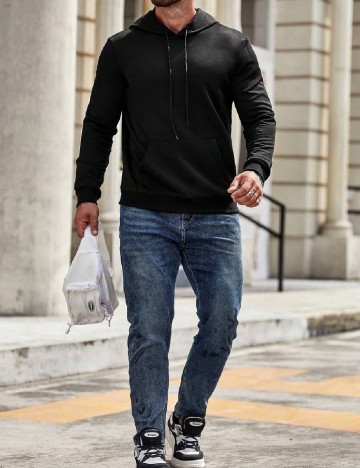 
						Hanorac SHEIN, negru