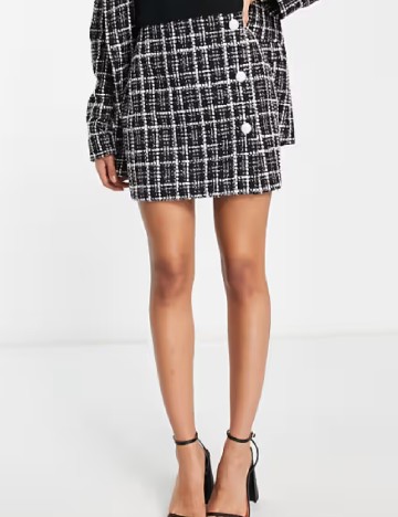 Fusta Miss Selfridge, negru