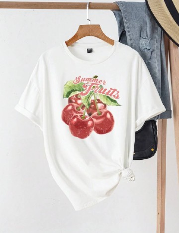 
						Tricou SHEIN CURVE, alb