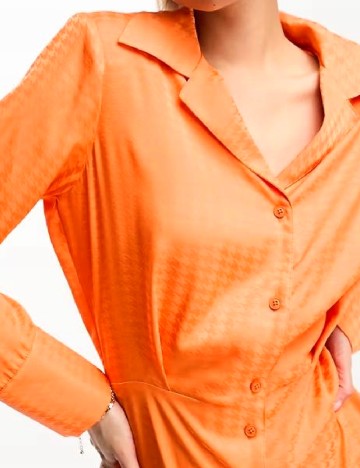 Rochie scurta 4TH&Reckless, portocaliu