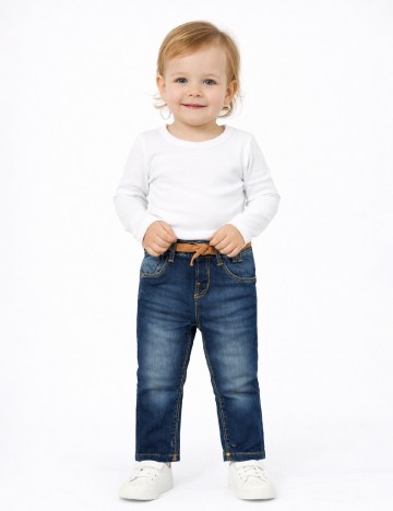 
						Blugi Zara, albastru